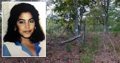 The woods where Sandra Costilla was found The woods where Sandra Costilla was found