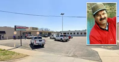 The parking lot where BTK left the Otero family car The parking lot where BTK left the Otero family car