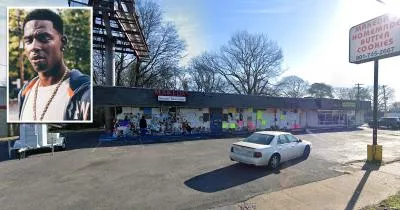 The location where Young Dolph was shot dead The location where Young Dolph was shot dead