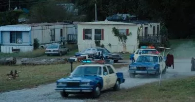 The trailer park from Stranger Things The trailer park from Stranger Things