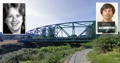 The bridge where Wendy Lee Coffield was found