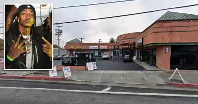 The location where Nipsey Hussle murdered The location where Nipsey Hussle murdered