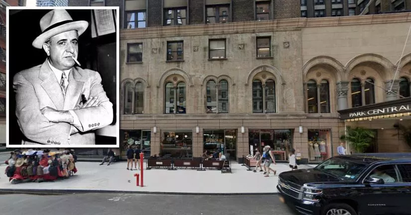 The barber shop where Albert Anastasia was shot dead