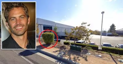 Paul Walker's crash site Paul Walker's crash site