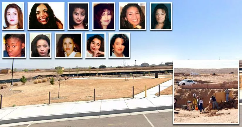 The West Mesa Murders burial site.