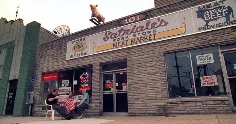 Satriale's pork store from The Sopranos