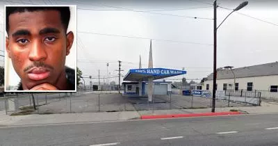 The car wash where Orlando Anderson was shot dead The car wash where Orlando Anderson was shot dead