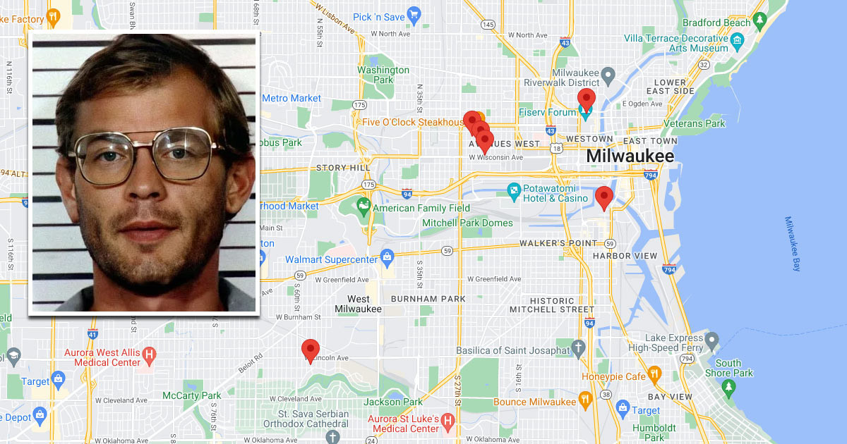 Jeffrey dahmer locations and map take your own tour