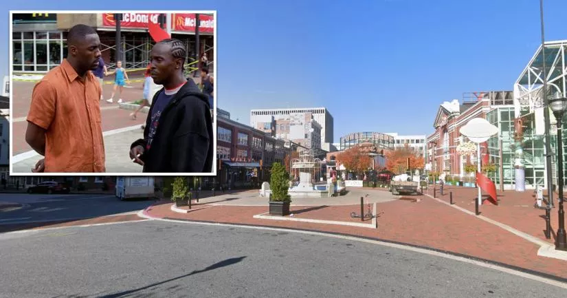 The location where Stringer and Omar met in The Wire