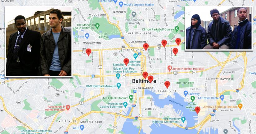 The Wire: Filming Locations and Map