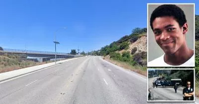 The location where Ennis Cosby was murdered The location where Ennis Cosby was murdered