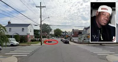 The location where rapper Stretch was shot dead The location where rapper Stretch was shot dead