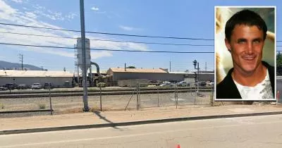 The train tracks where Greg Plitt died The train tracks where Greg Plitt died