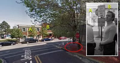 The location where Ted Bundy was photographed in handcuffs The location where Ted Bundy was photographed in handcuffs