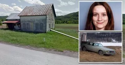 The house where Brianna Maitland's car was found The house where Brianna Maitland's car was found