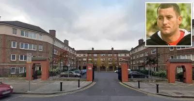 The location where Gareth Hutch was murdered The location where Gareth Hutch was murdered