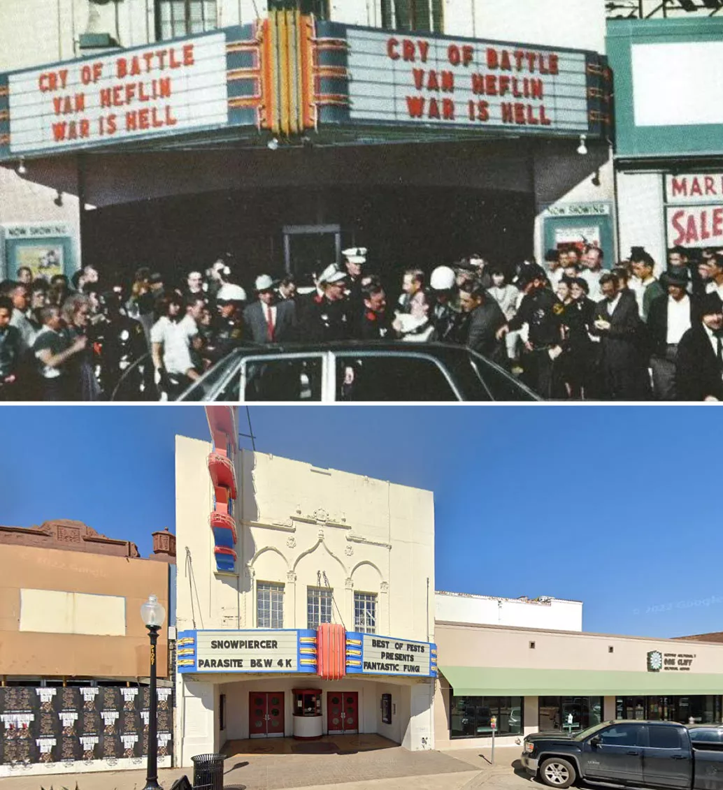 Then and now Then and now